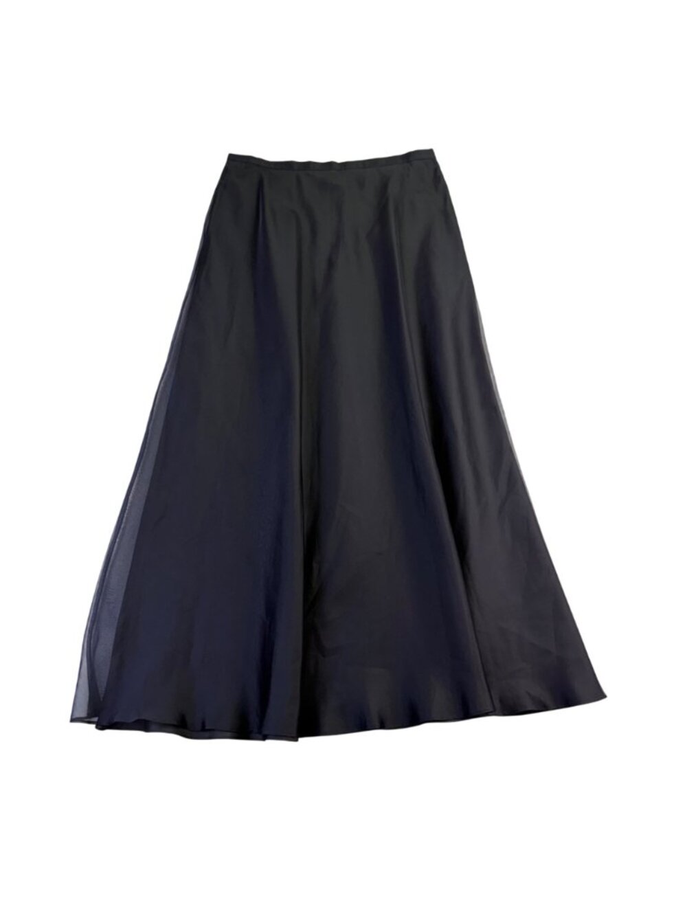 Escada Womens Black Maxi Skirt Elegant Formal A-Line Dry Clean Size 40 image 6